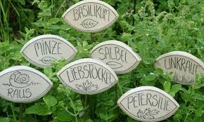 Krauterschilder Gewurzschilder Krauterschilder Gartenetiketten Pflanzen Marker