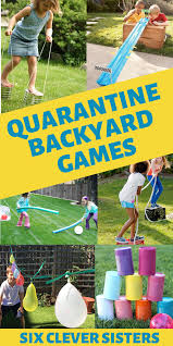 20 Backyard Activities For Kids Six Clever Sisters In 2020 Outside Games For Kids Fun Outdoor Activities Outdoor Activities For Kids