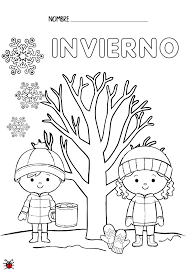 Ver más ideas sobre navidad, invierno, páginas para colorear de navidad. Actividades Para Educacion Infantil Fichas Para Colorear Las Estaciones Del Ano