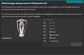 Visit espn to view the 2021 norwegian eliteserien table Fm21 Odd That They Have Never Won The Title Page 6 Fm Career Updates Sports Interactive Community