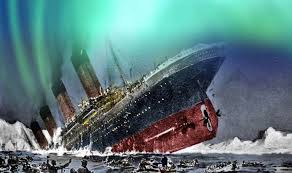 A photograph of the iceberg which may have sunk the titanic is to be auctioned. Titanic May Have Hit Iceberg After Being Diverted Off Course By Space Weather Study Science News Express Co Uk
