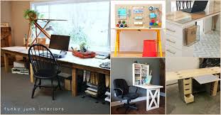 For a crafter's desk, you always want to go larger. 17 Easy To Build Diy Craft Desks You Just Can T Live Without Diy Crafts