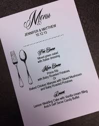 Special Occassion Menu Cards Wedding Reception Menu Rehearsal Dinner Menu Wedding Rehearsal Menu