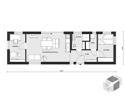 Schmales Tiny House Grundriss In 2020 Grundriss Minihaus Schworer Haus