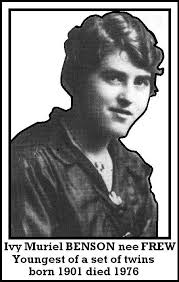 Ivy Muriel (Frew) Benson (1901-1971)