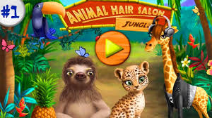 микки маус мультик все серии подряд без перерыва на русском Parikmaherskaya V Dzhunglyah Igra Pro Zhivotnyh Dlya Detej Jungle Animal Hair Zhivotnye Dlya Detej Dzhungli