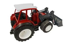 Das tiroler familienunternehmen lindner traktoren behauptet sich nun erfolgreich seit mehr als einem halben jahrhundert auf dem markt. Lindner Traktor Mit Vorderlader 1 16 Schwarz Rot Wheelz4kids