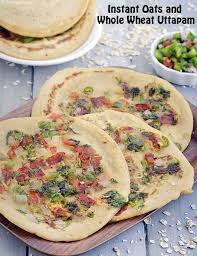 Instant Oats And Whole Wheat Uttapam Recipe Recipe Instant Oats Quick Recipes Snacks Recipes