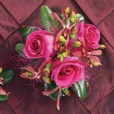 Hot pink flowers for prom. Prom Season Is Here With Custom Designed Prom Flowers Corsages And Boutonnieres Allen S Flower Market Long Beach