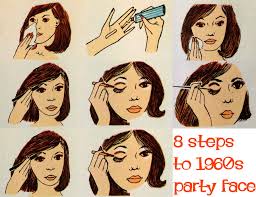 How to apply eye makeup like a pro 8 easy step by step tutorials applying eye makeup eye makeup smokey eye makeup 1960s Makeup Eight Steps To A Party Face Glamour Daze