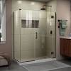 Shower doors are good but reduce your shower space and so are mostly replaced with a curtain. 1