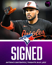 Blue Jays reach 5-year deal with Anthony Santander to be worth $92.5M with  an escalation option provision that could bring the deal to a 6-year and  $110M in total. Full story on