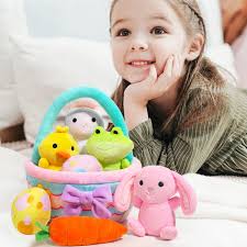 Amazon.com: JOYIN 8 Pcs Basket for Easter Plush, Original Style Easter  Basket Stuffers, Plushies Playset for Easter Theme Party Favor,  Decorations, Easter Gifts for Baby Kids : Toys & Games