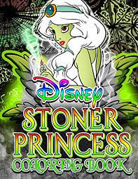Disney princesses, a walt disney creation, features 11 princesses namely snow white, cinderella, aurora, jasmine, merida, pocahontas, ariel, belle, mulan, tiana and rapunzel. Stoner Princess Coloring Book Psychedelic Trippy Coloring Book For Adults Stress Relief Relaxation Buy Online In Cape Verde At Capeverde Desertcart Com Productid 220999303