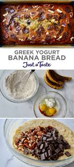 Greek Yogurt Banana Bread Yogurt Dessert Recipes Healthy Yogurt Dessert Recipes Easy Banana Bread Recipe