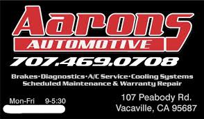 Maybe you would like to learn more about one of these? Aarons Automotive Home Facebook