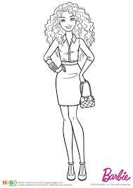 barbie fashionistas tailleur et chemise coloriage princesse coloration de bambou