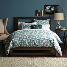 Blue Modern Bedroom If I Was Just Doing One Wall In A Strong Color Home Decor Bedroom Design Contemporary Bedroom