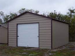 12 X 21 X 9 Boxed Eave Eco Friendly Steel Carport W Enclosure Roll Up Door Installation Inclu Garage Door Design Garage Design Plans Garage Door Styles