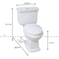 Glacier Bay 2 Piece 1 0 Gpf 1 28 Gpf High Efficiency Dual Flush Elongated Toilet In White N2430e The Home Depot Toilet For Small Bathroom Toilet Dimensions Toilet