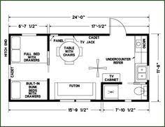 12 X 24 Cabin Floor Plans Google Search Guest House Small Cabin Floor Plans Guest House Plans