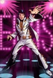 My anime version of the young elvis presley. Graphic Elvis Book