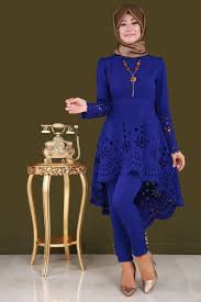 Peplum Lazer Kesim Pantolonlu Kombin Saks Urun Kodu Asm2016 129 90 Tl Muslim Fashion Dress Muslim Fashion Fashion