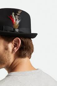 Unisex Gain Fedora Black Brixton