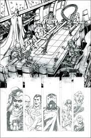 George Perez Art 1983 Avengers Vs Jla Original Penciled Art By George Perez George Perez Superman Art Drawing Superheroes