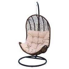 newport outdoor wicker egg shaped swing chair brown abbyson living swinging chair swing chair outdoor wicker swing