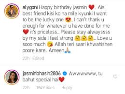Aly Goni S Birthday Wish For Jaan Jasmin Bhasin Will Melt Your Hearts Says Please Stay By My Side Times Of India Hehe guess i'll ne staying inside of your belly viki hehe meow :3. birthday wish for jaan jasmin bhasin