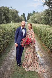 The lace is made of stars, embroidered with white beads and silver sequins. Trending Now The Embroidered Wedding Dress These Colorful Floral Gowns Are Turning Heads Green Wedding Shoes
