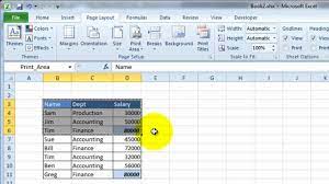 On the page layout tab, in the page setup group, click print area > set print area. Videoexcel How To Manually Set The Print Area In Excel 2010 Youtube