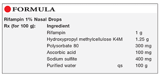 Rifampin 1 Nasal Drops