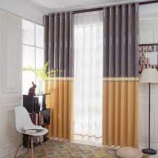 As you color the bedroom walls afresh it is critical that you think about the color of the. Yellow Gray Curtains Bright Drapes For Bedroom 1 Set Of 2 Panels Anady Top