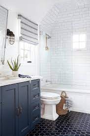 Painting bathroom tile is much cheaper than retiling. 7 Pretty Bathroom Floor Tile Ideas To Pin Even If You Re Not Remodeling Hunker Bathroom Floor Tiles Bathrooms Remodel Pretty Bathrooms