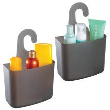 A mother has shared her 'secret' formula for her homemade glass cleaner that is leaving windows and shower screens sparkling. Mdesignplastic Bathroom Tub Shower Caddy With Hook For Hanging Storage In Black 3 5 X 8 3 X 12 1 Set Of 2 By Mdesign Dailymail