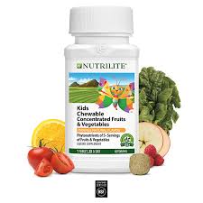 These supplements come in multiple forms, such as tablets, capsules, gummies, powders, drinks, and energy bars. Nutrilite Kids Chewable Concentrated Fruits And Vegetables Vitamins Supplements Amway