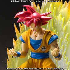 It looks great when displayed with the tamashii effect energy aura yellow ver. Dragon Ball Z Sh Figuarts Super Saiyan God Son Goku Details The Toyark News