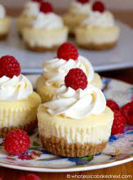 Mini Lemon Cheesecakes Mini Cheesecake Recipes Mini Cheesecakes Mini Lemon Cheesecakes