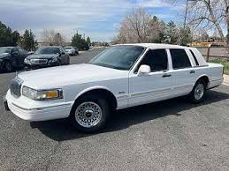 Image result for Performance White 1998 Town Car