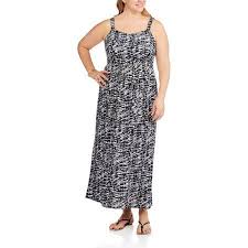 Faded Glory Women S Plus Smock Back Maxi Dress Black Dresses Colorful Dresses Maxi Dress