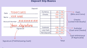 When finished, you can print out your deposit slip for no charge. How To Fill Out A Deposit Slip