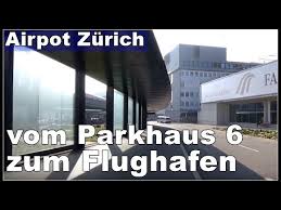 Momentarily no shuttle bus service from or to zurich airport. Vom Parkhaus 6 Zum Flughafen Zurich Lszh Zrh Schweiz 2016 Youtube
