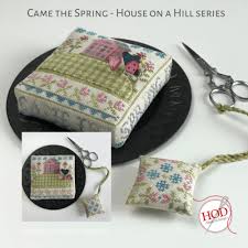 Store your keys on this clever key rack displaying picturesque victorian homes. Came The Spring House On A Hill Cross Stitch Patterns Embroidery Patterns By Hands On Design
