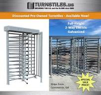 Full-Height Turnstile (1 Available) - Used Turnstiles