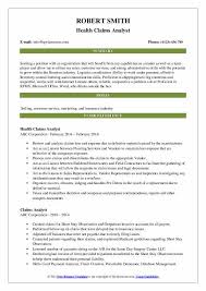 Thorough and meticulous data analyst passionate about helping businesses succeed. Claim Analyst Cv April 2021