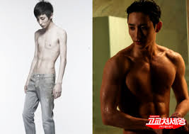7 Incredible Photos Of Idols Before After They Turned Super Buff Koreaboo Breaking K Pop News Photos And Vid Transformation Body Before After Body Body