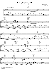 Wedding Song There Is Love Sheet Music Wedding Songs Sheet Music Wedding