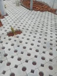 People love to have them for the outdoor space like around the poolside, for walkways, or in the outdoor living area. Grey Cement Grass Paver Block For Flooring Techno Design Id 4074814697